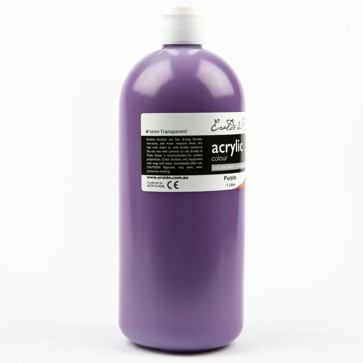 Eraldo di Paolo Acrylic Paint 1Lt Purple - Image 2