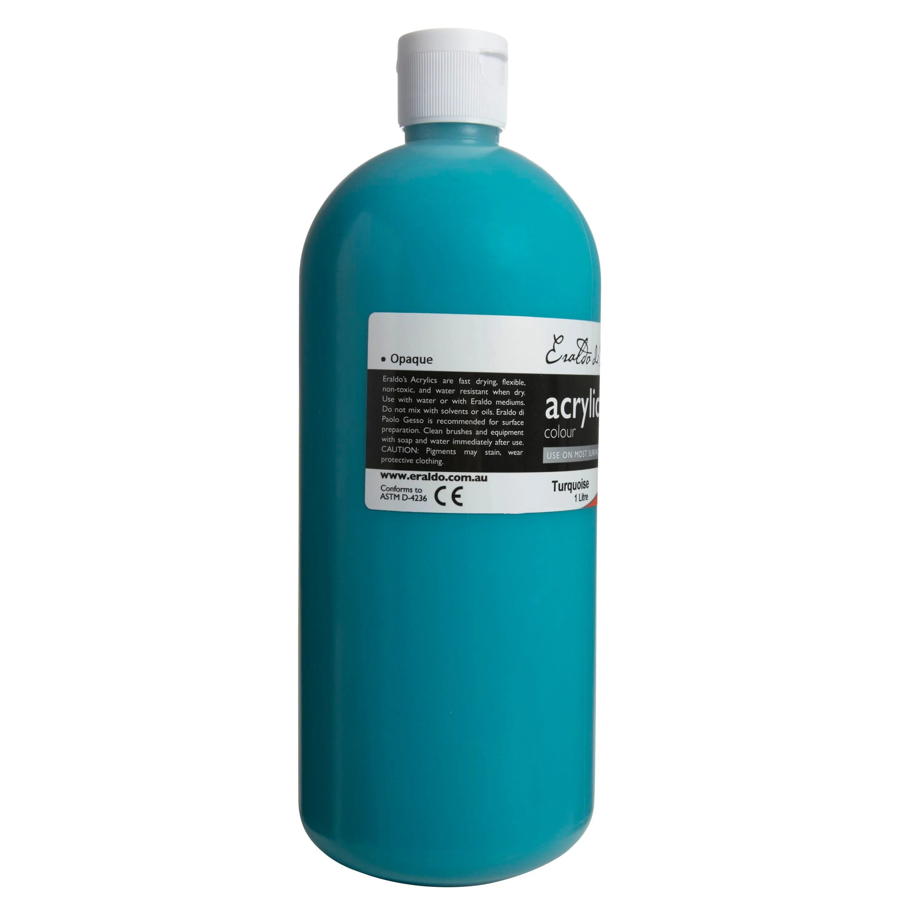 Eraldo di Paolo Acrylic Paint 1Lt Turquoise - Image 2
