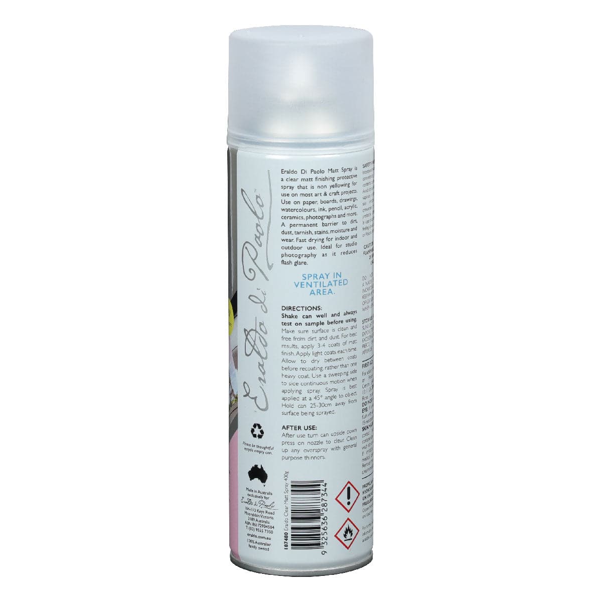 Eraldo di Paolo Clear Matt Spray 400g - Image 2