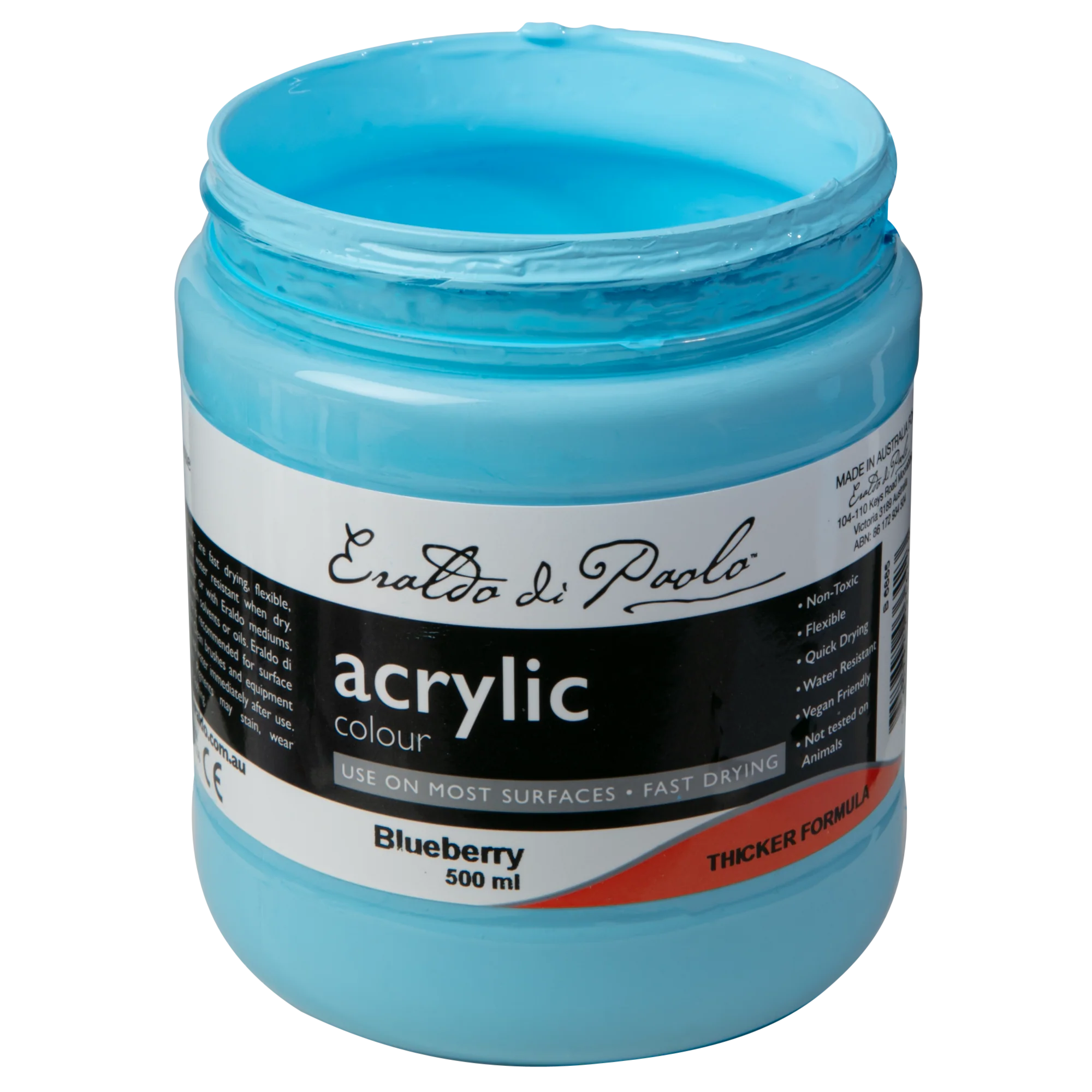 Eraldo di Paolo Acrylic Paint Pastel Blueberry 500mL - Image 7