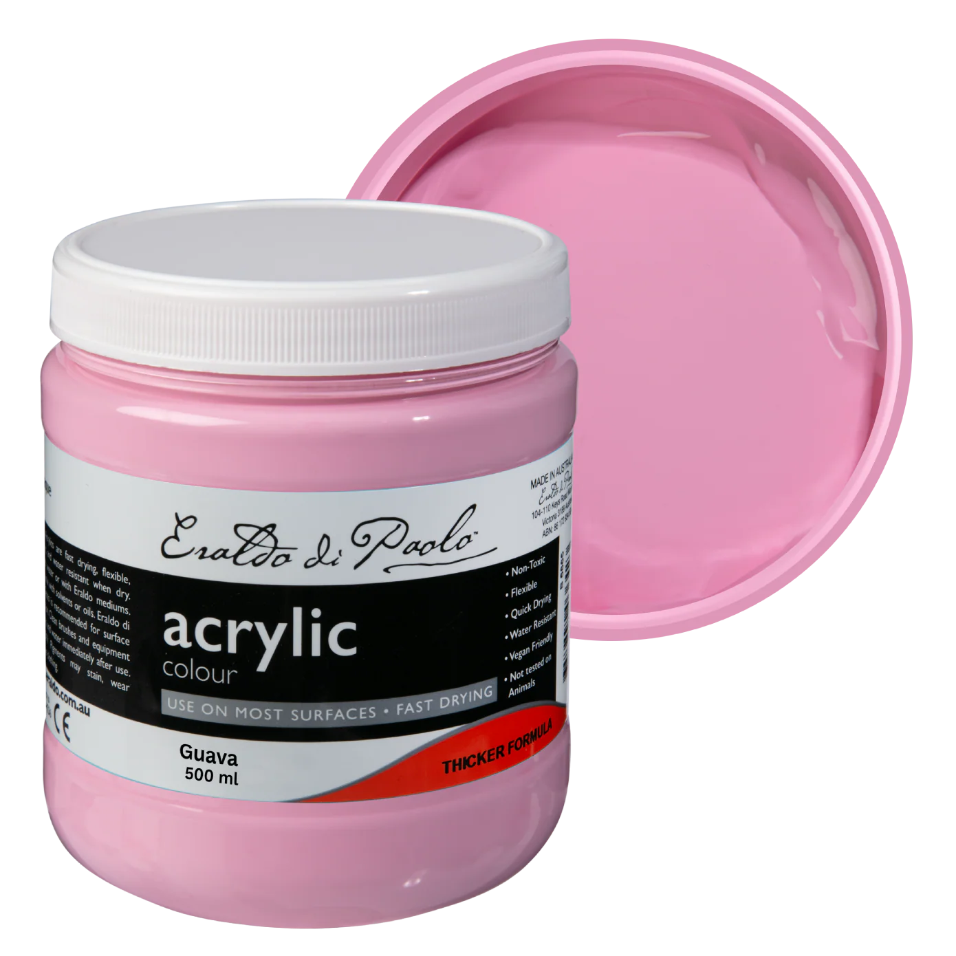Eraldo di Paolo Acrylic Paint Pastel Guava 500mL