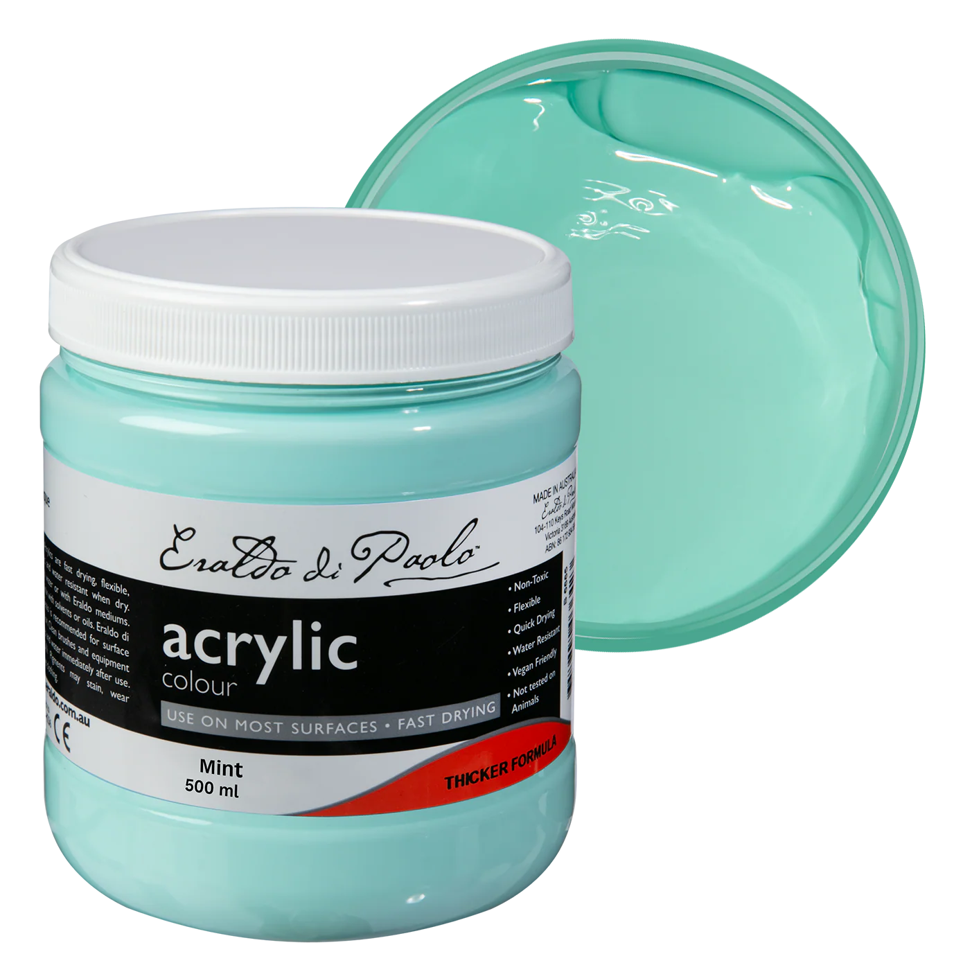 Eraldo di Paolo Acrylic Paint Pastel Mint 500mL