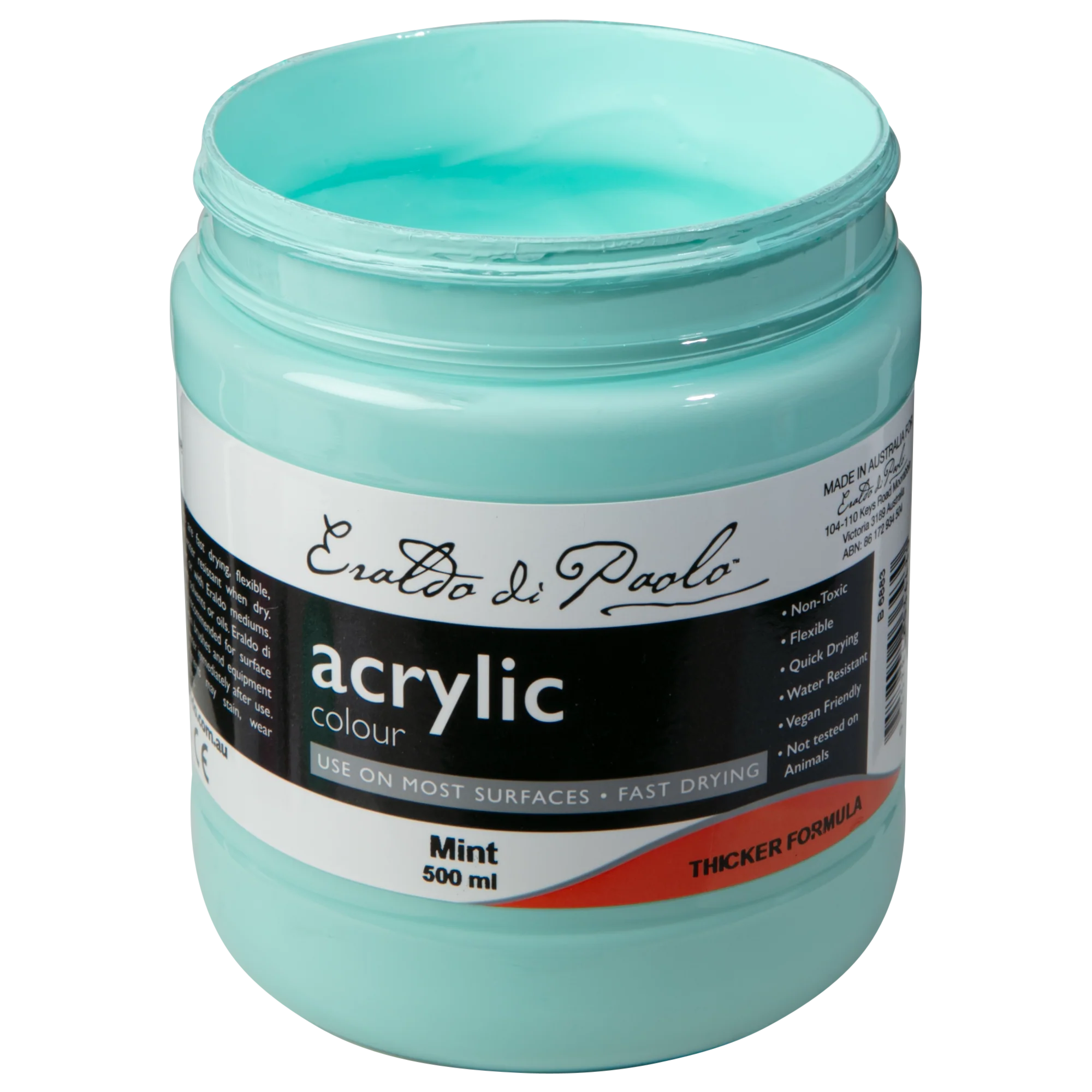 Eraldo di Paolo Acrylic Paint Pastel Mint 500mL - Image 7
