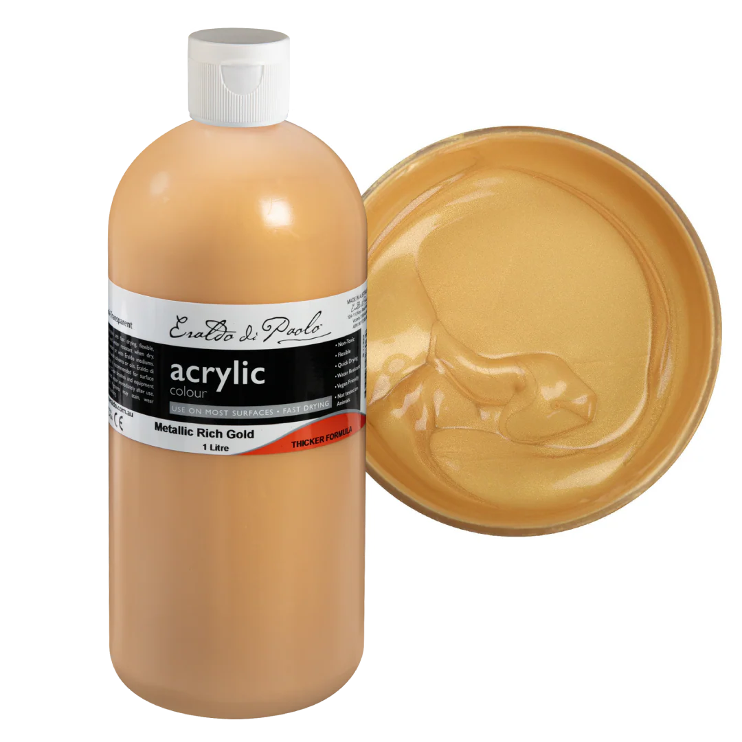 Eraldo di Paolo Acrylic Paint Rich Gold 1L