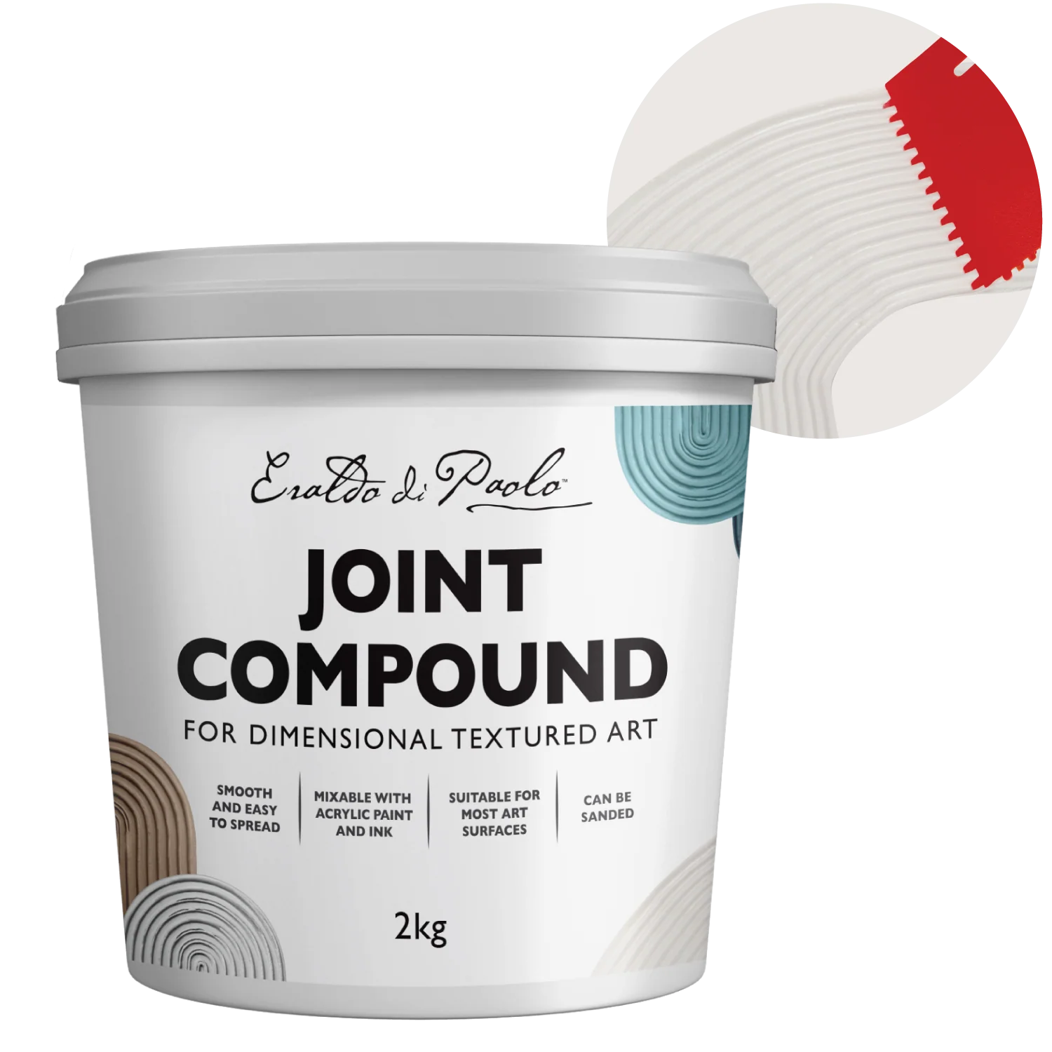 Eraldo di Paolo Joint Compound for Textured Art 2kg