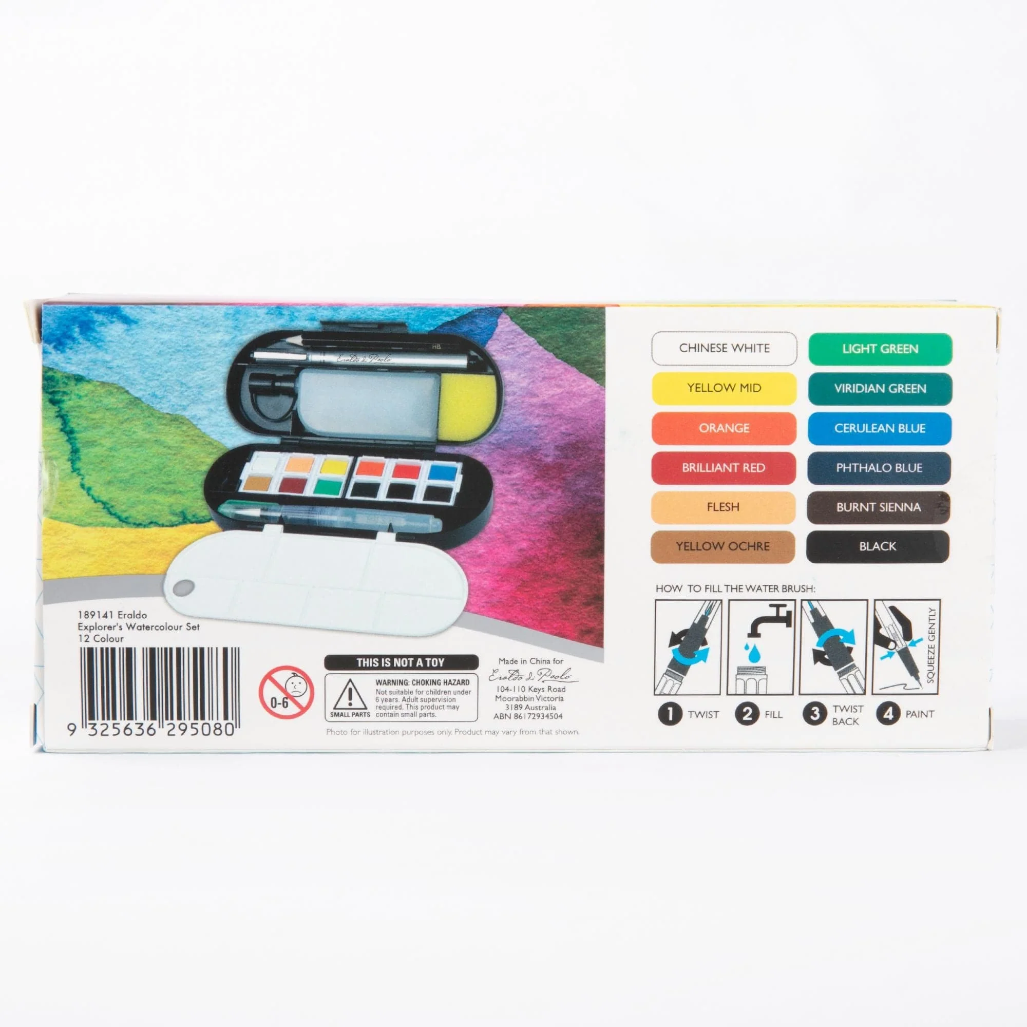 Eraldo di Paolo Explorers Watercolour Set 12 colour - Image 4