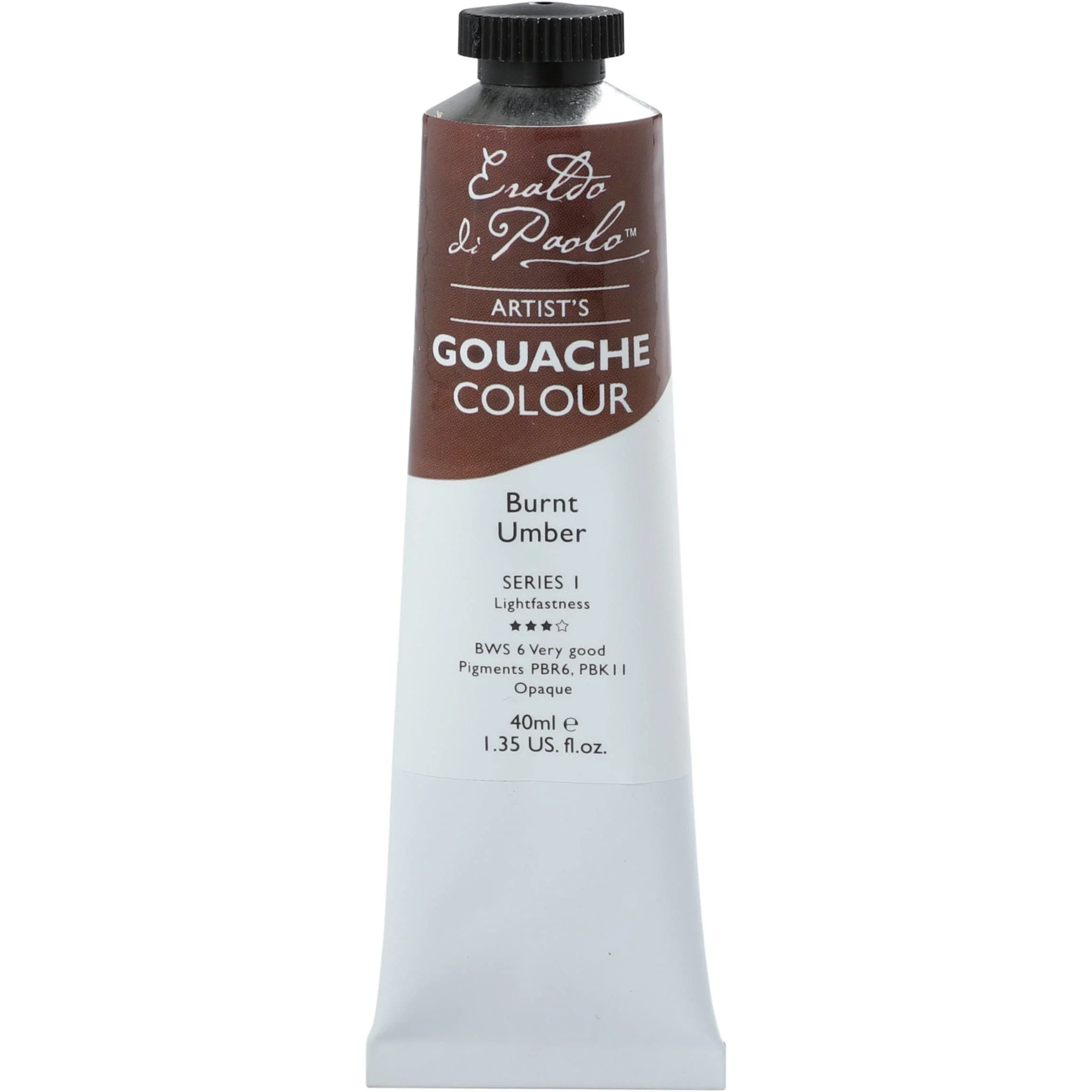 Eraldo di Paolo Gouache Burnt Umber 40ml