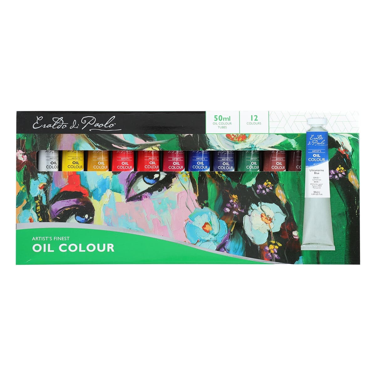 Eraldo di Paolo Oil Paint Assorted Colours 12 x 50ml