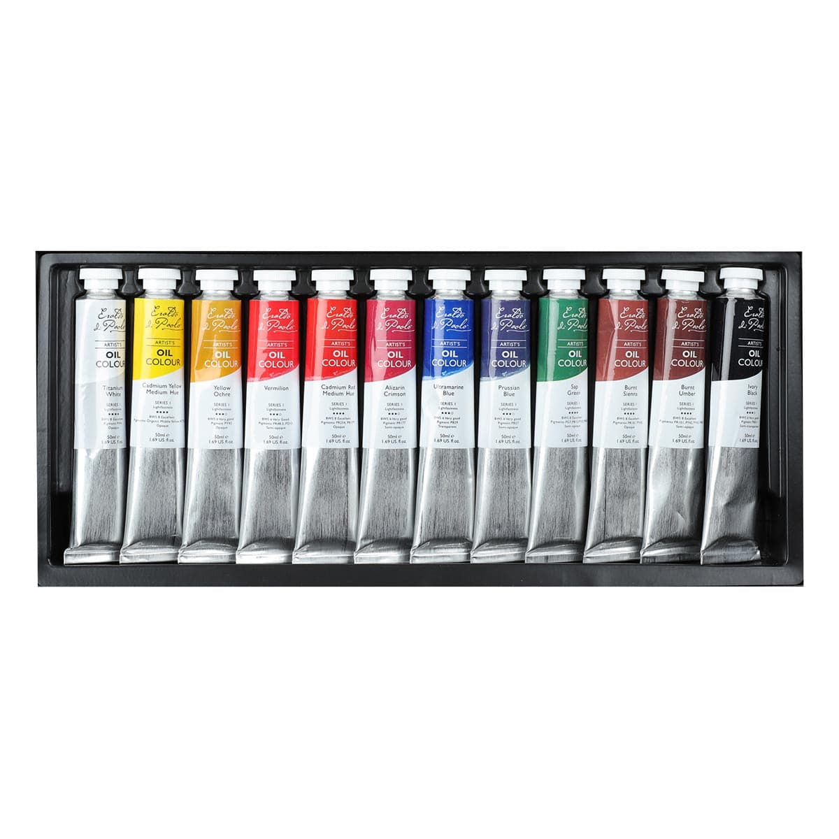 Eraldo di Paolo Oil Paint Assorted Colours 12 x 50ml - Image 2