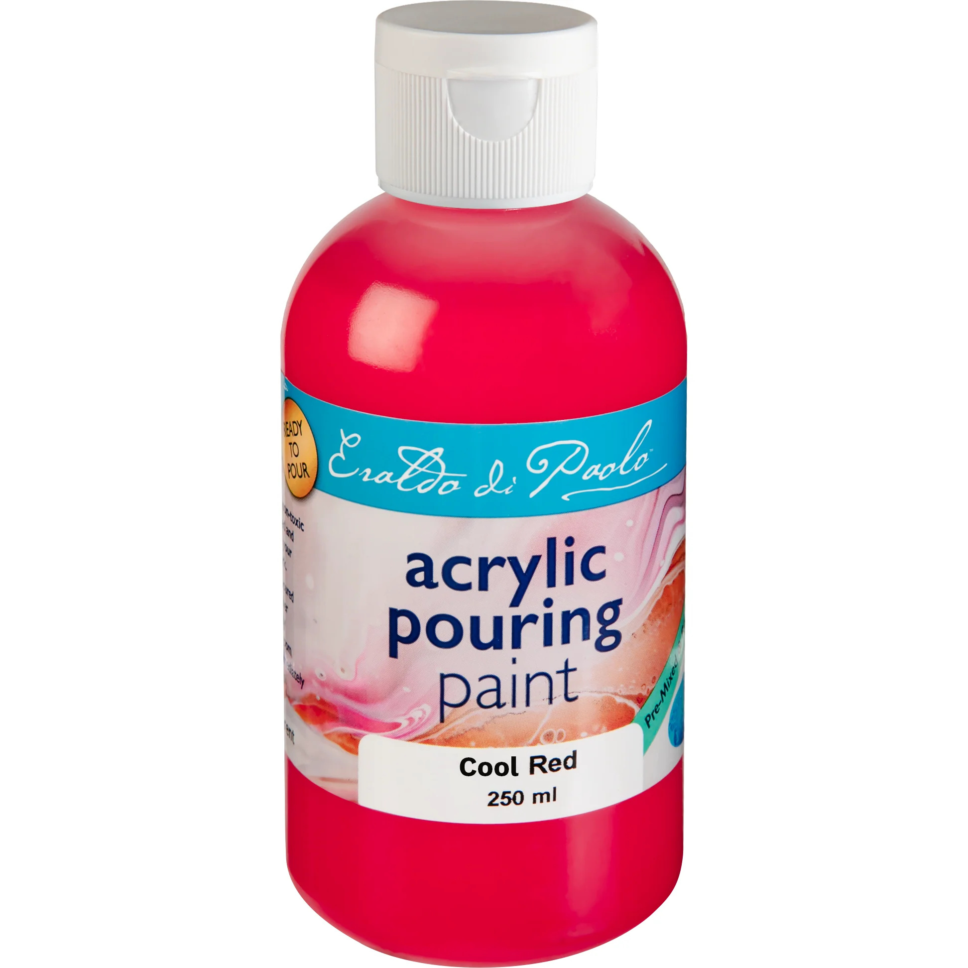 Eraldo di Paolo Pouring Paint Cool Red 250ml - Image 4