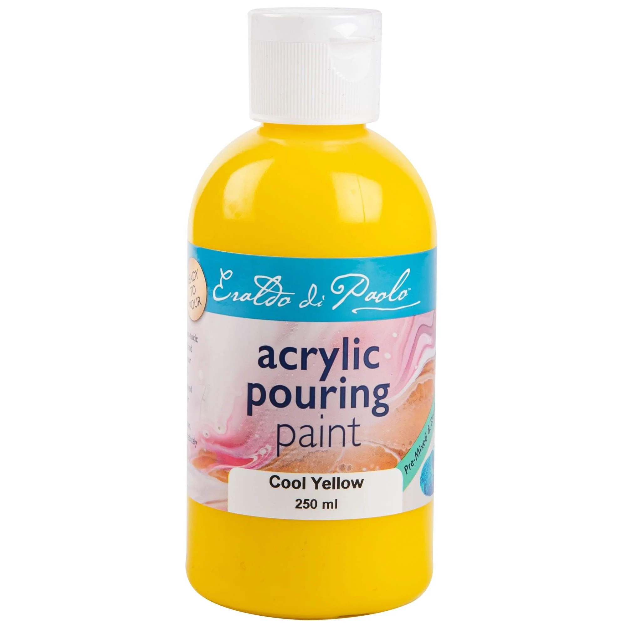 Eraldo di Paolo Pouring Paint Cool Yellow 250ml - Image 2
