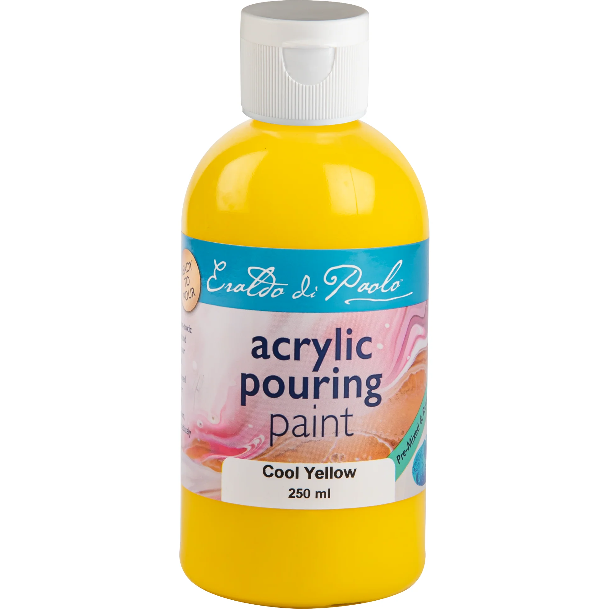 Eraldo di Paolo Pouring Paint Cool Yellow 250ml - Image 8