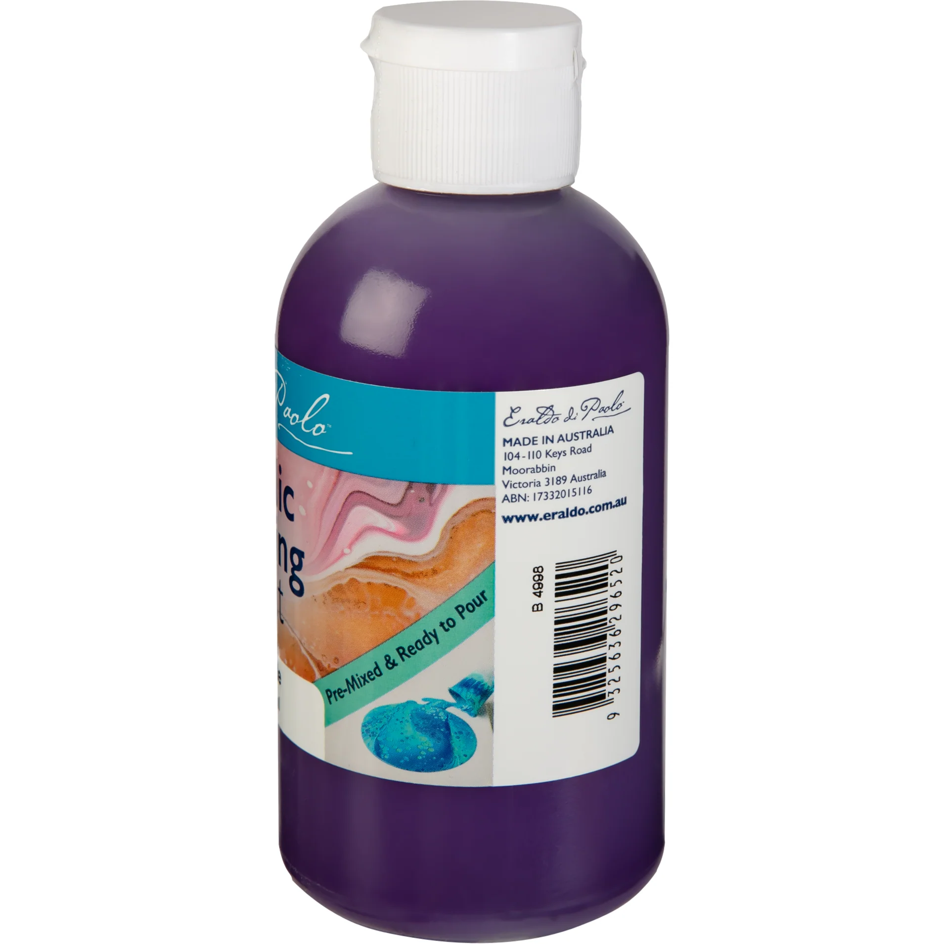 Eraldo di Paolo Pouring Paint Purple 250ml - Image 5