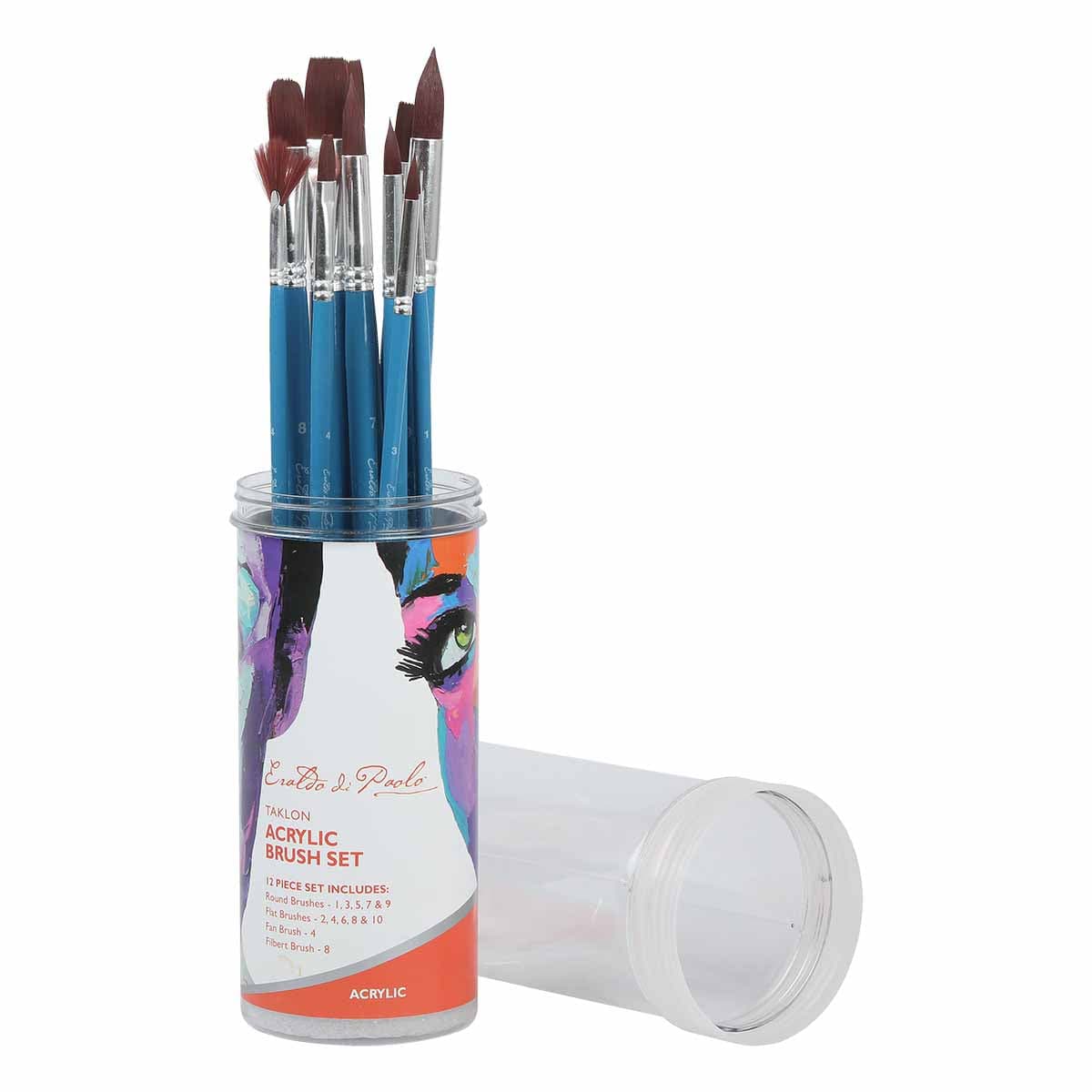 Eraldo di Paolo Taklon Acrylic Brush Set 12 Pack