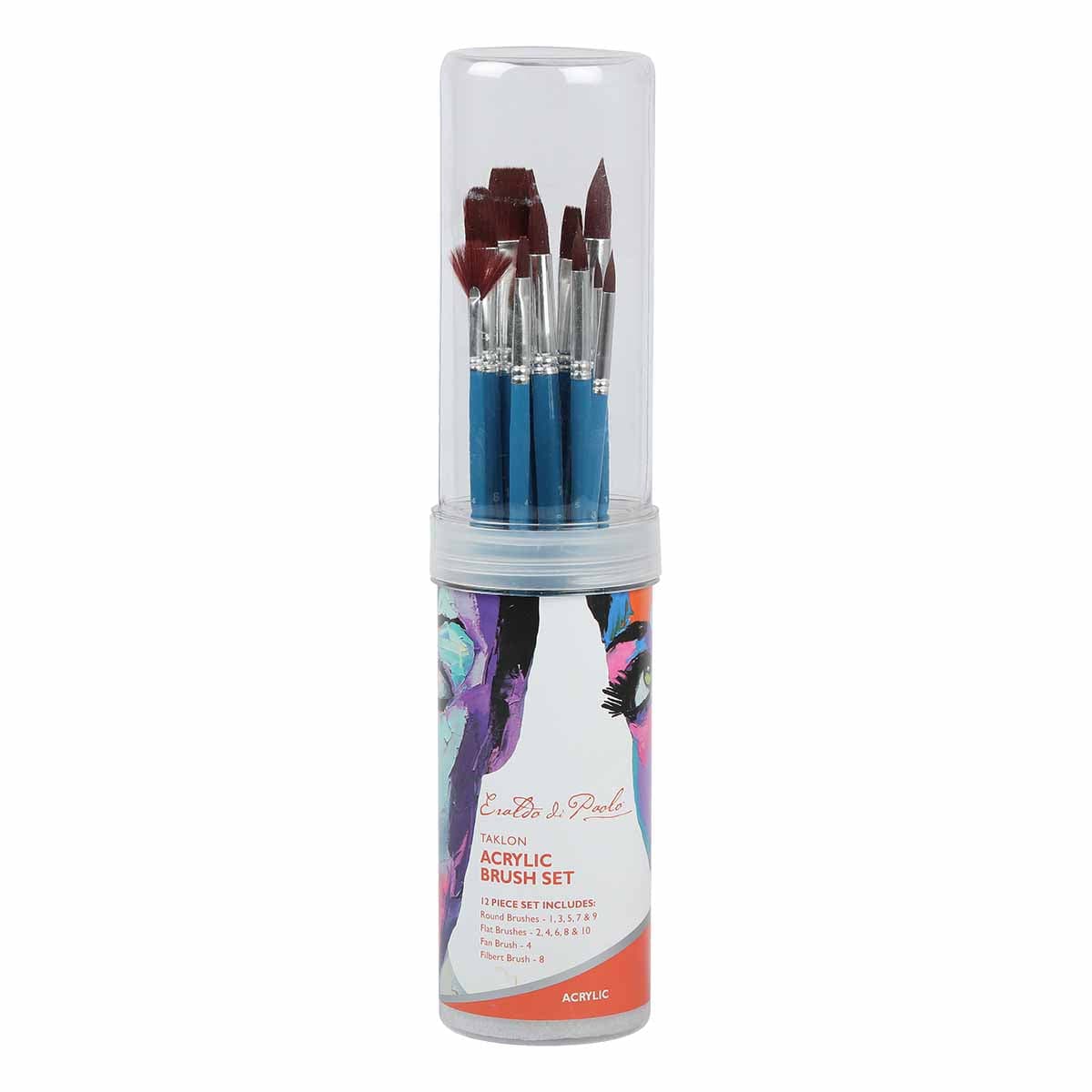 Eraldo di Paolo Taklon Acrylic Brush Set 12 Pack - Image 2