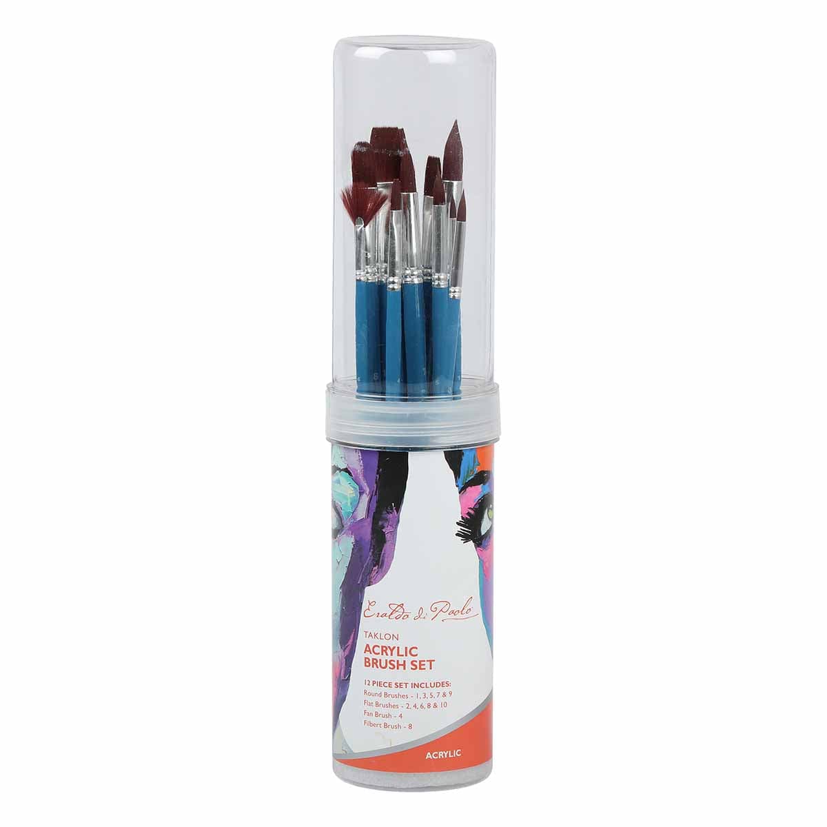 Eraldo di Paolo Taklon Acrylic Brush Set 12 Pack - Image 5