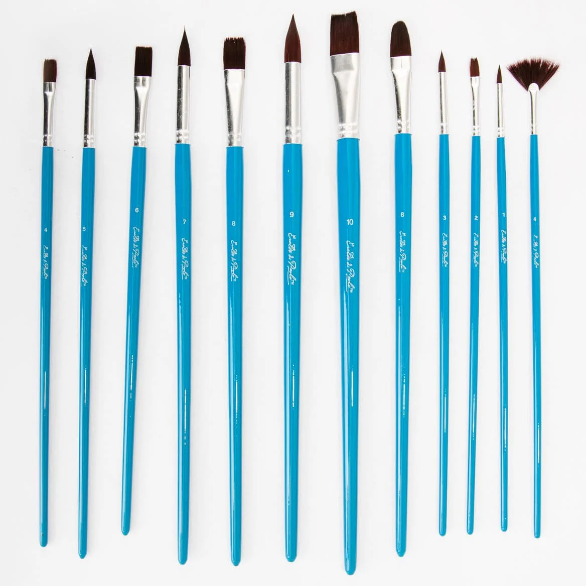 Eraldo di Paolo Taklon Acrylic Brush Set 12 Pack - Image 8