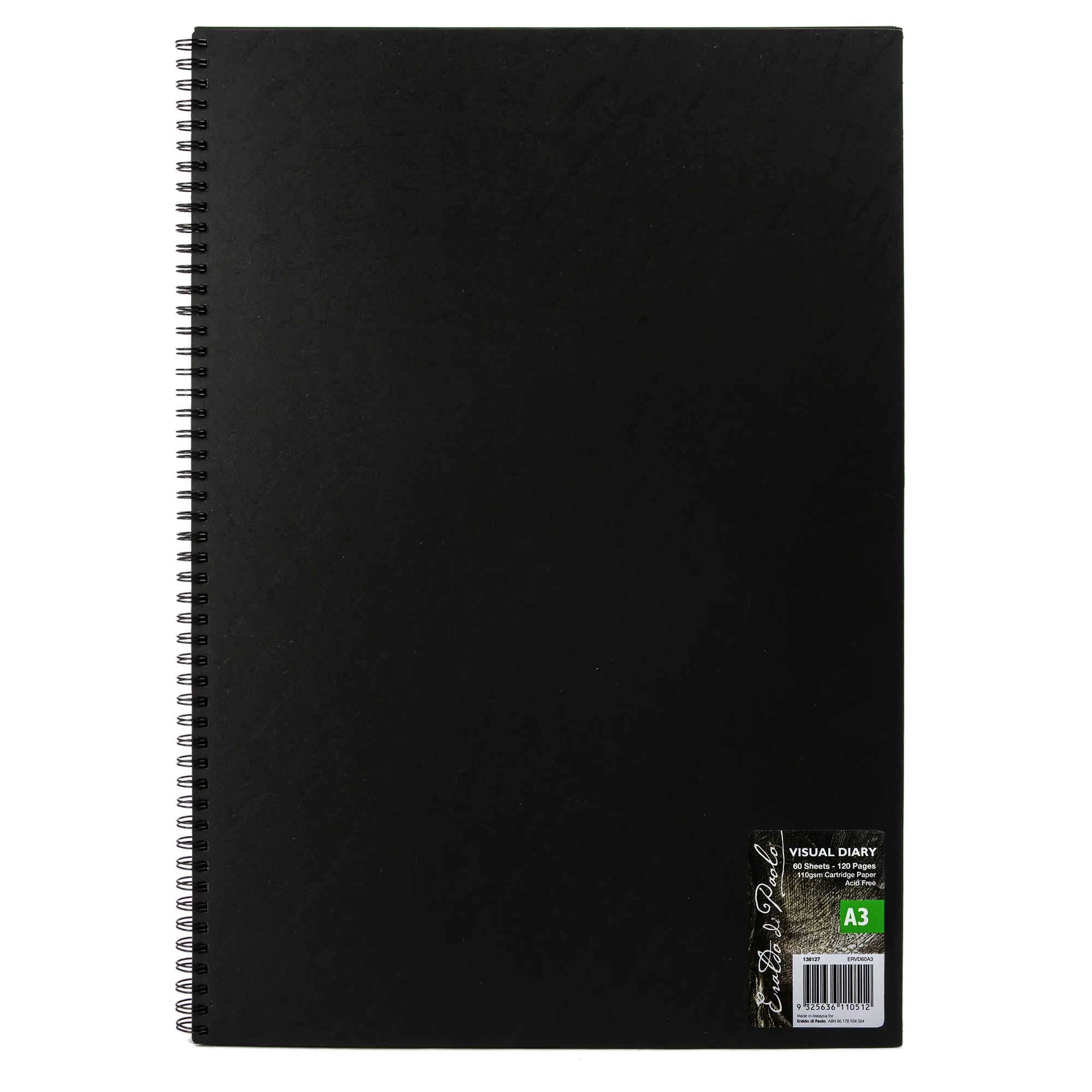 Eraldo di Paolo A3 Visual Diary 110gsm White 60 Sheets