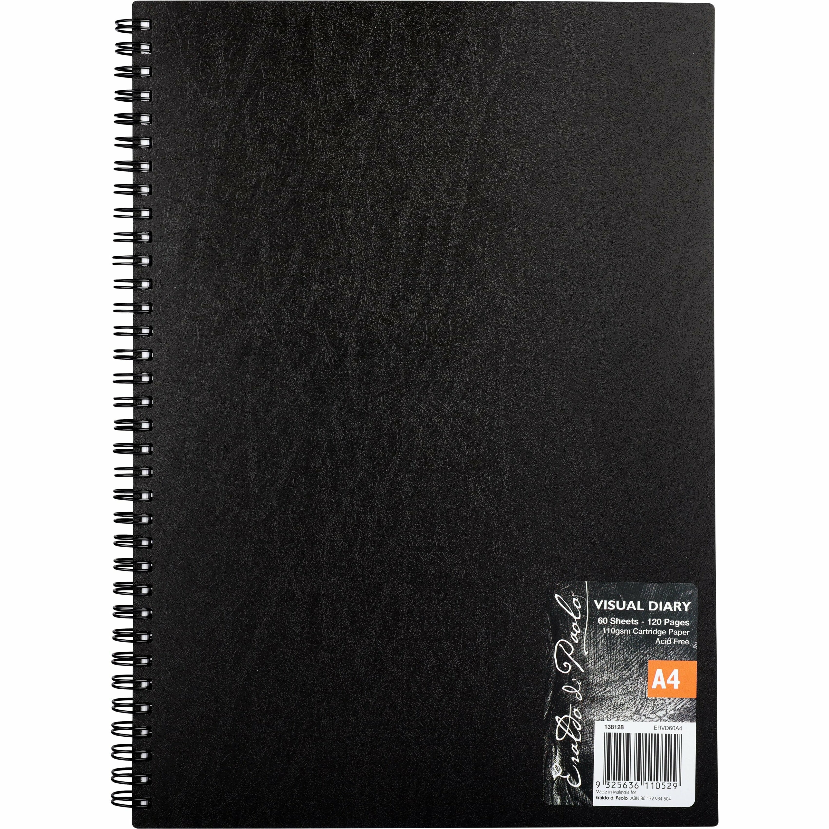 Eraldo di Paolo A4 Visual Diary 110gsm 60 White Sheets