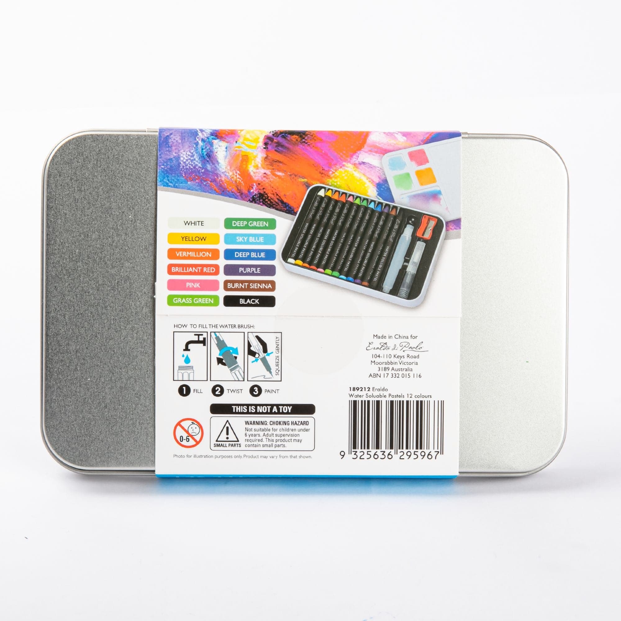 Eraldo di Paolo Water Soluable Pastels (12 Pack) - Image 5