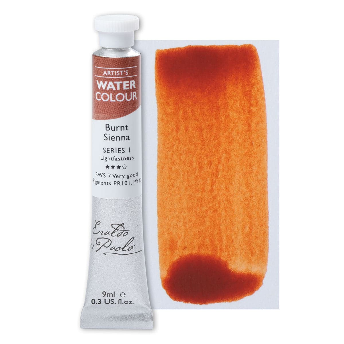 Eraldo di Paolo Watercolour Burnt Sienna 9ml - Image 2