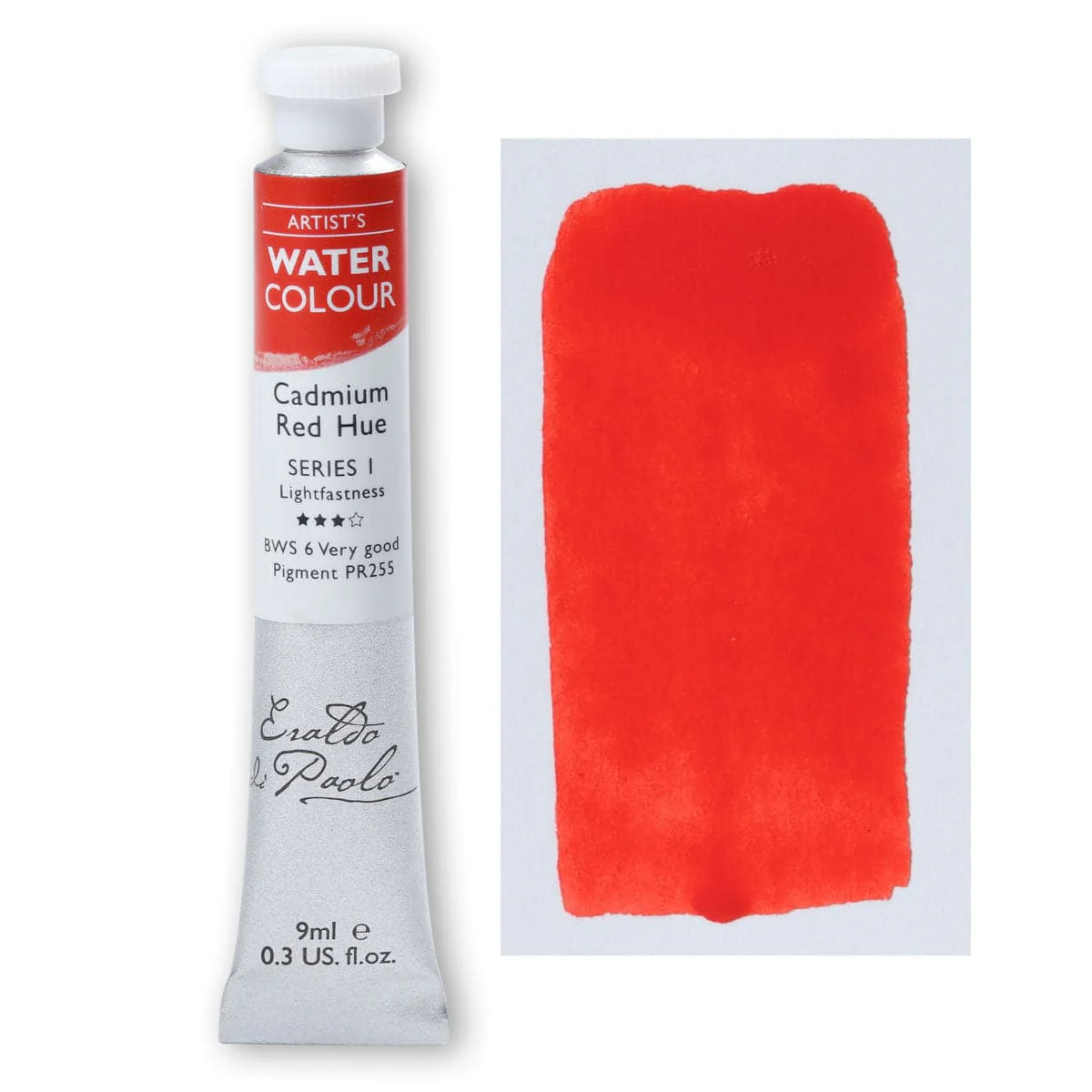 Eraldo di Paolo Watercolour Cadmium Red Hue 9ml - Image 5