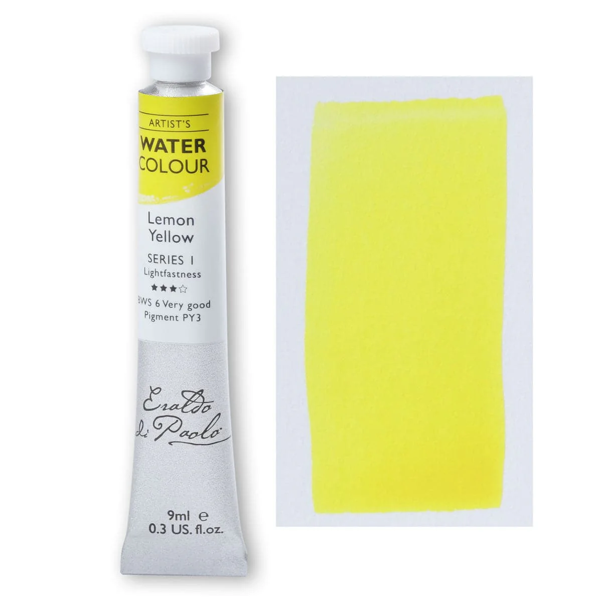 Eraldo di Paolo Watercolour Lemon Yellow 9ml - Image 3