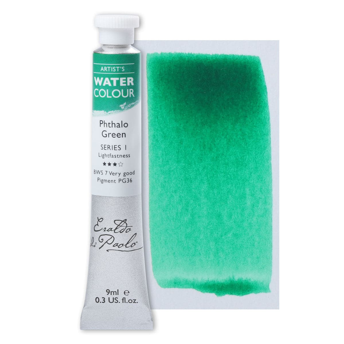 Eraldo di Paolo Watercolour Phthalo Green 9ml - Image 4