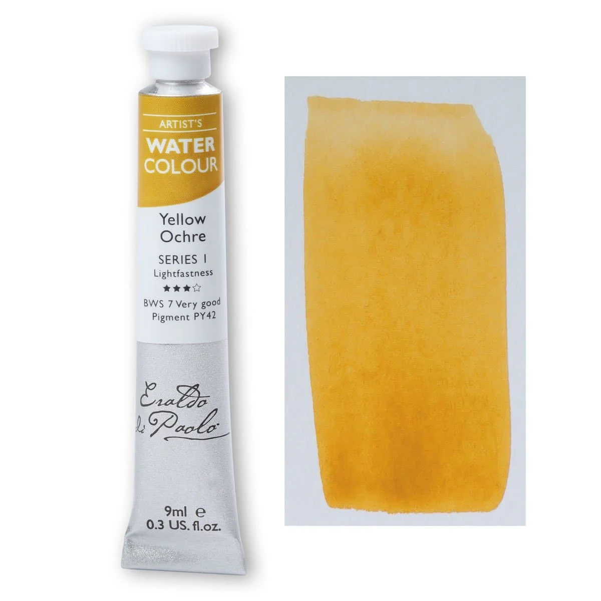 Eraldo di Paolo Watercolour Yellow Ochre 9ml