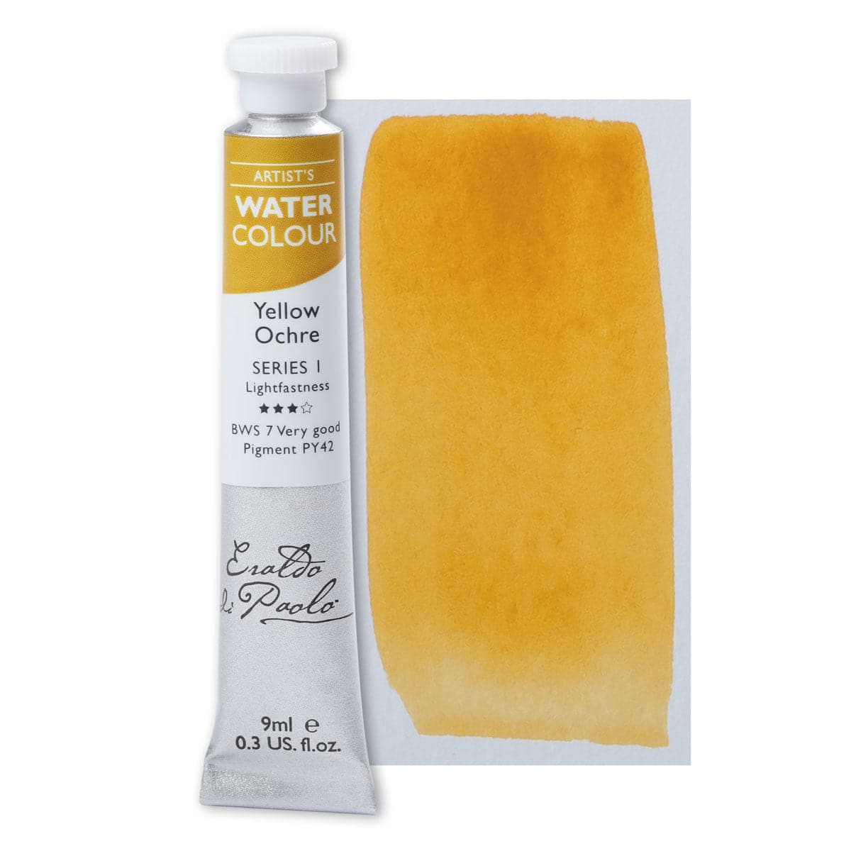 Eraldo di Paolo Watercolour Yellow Ochre 9ml - Image 2