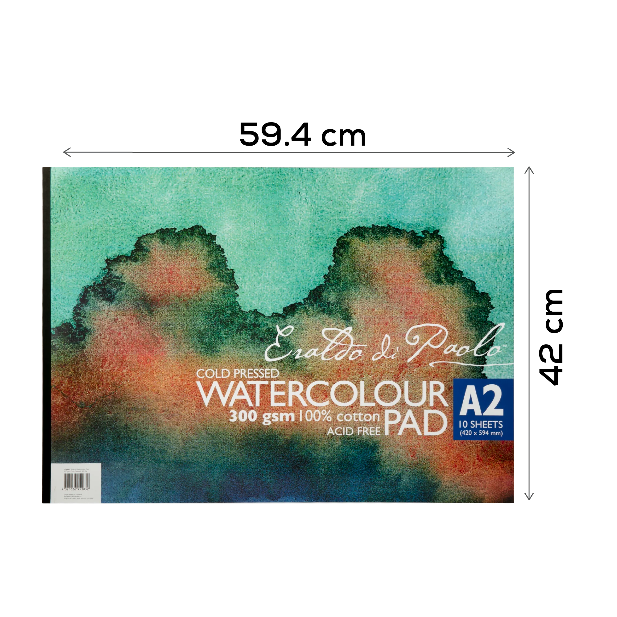 Eraldo di Paolo Watercolour Pad A2 ColdPressed 300gsm 10sht - Image 7