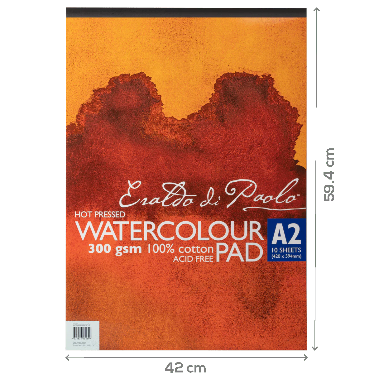 Eraldo di Paolo Watercolour Pad A2 Hot Pressed 300gsm 10sht - Image 3