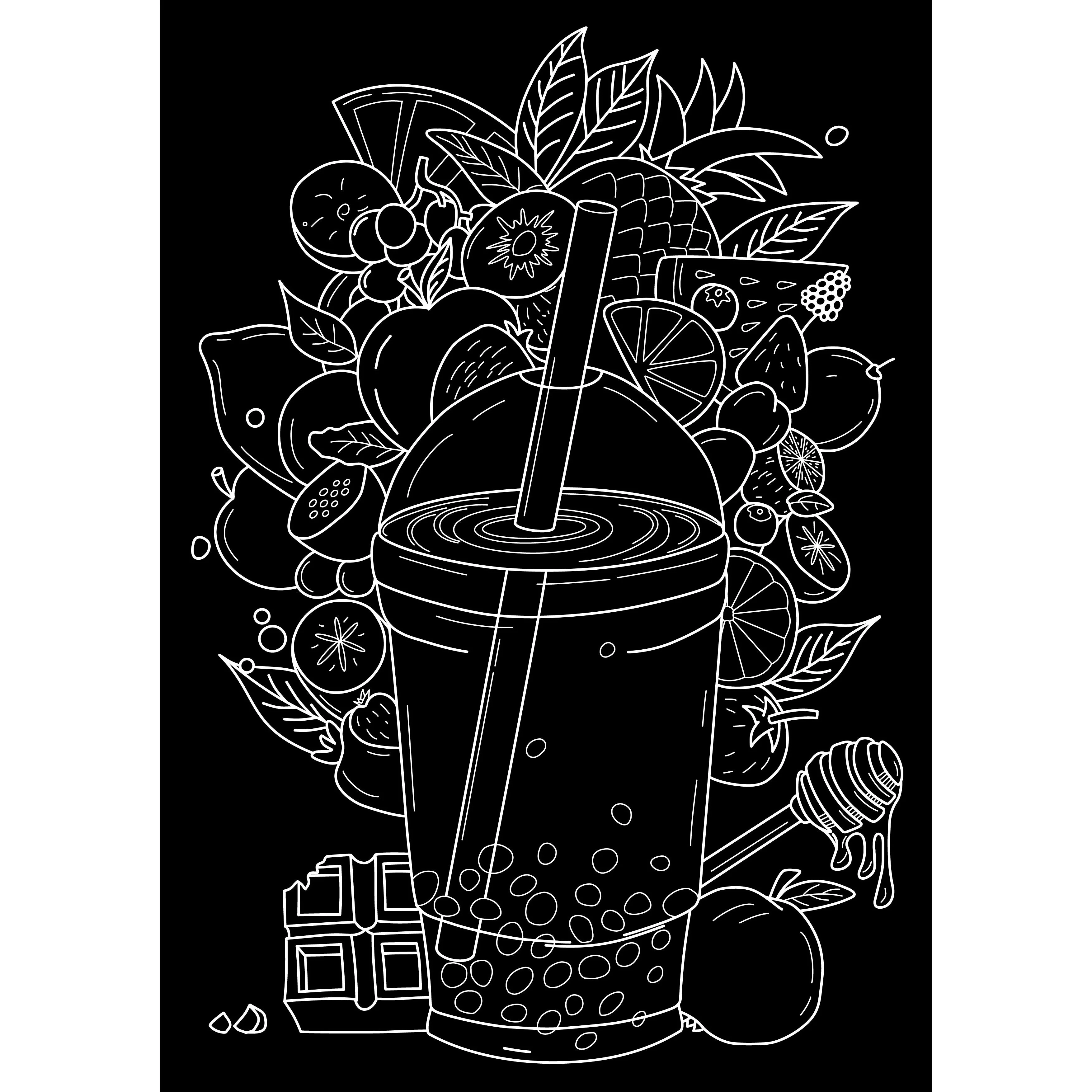 Faber Castell Black Edition Colouring Book 20 pages - Image 4