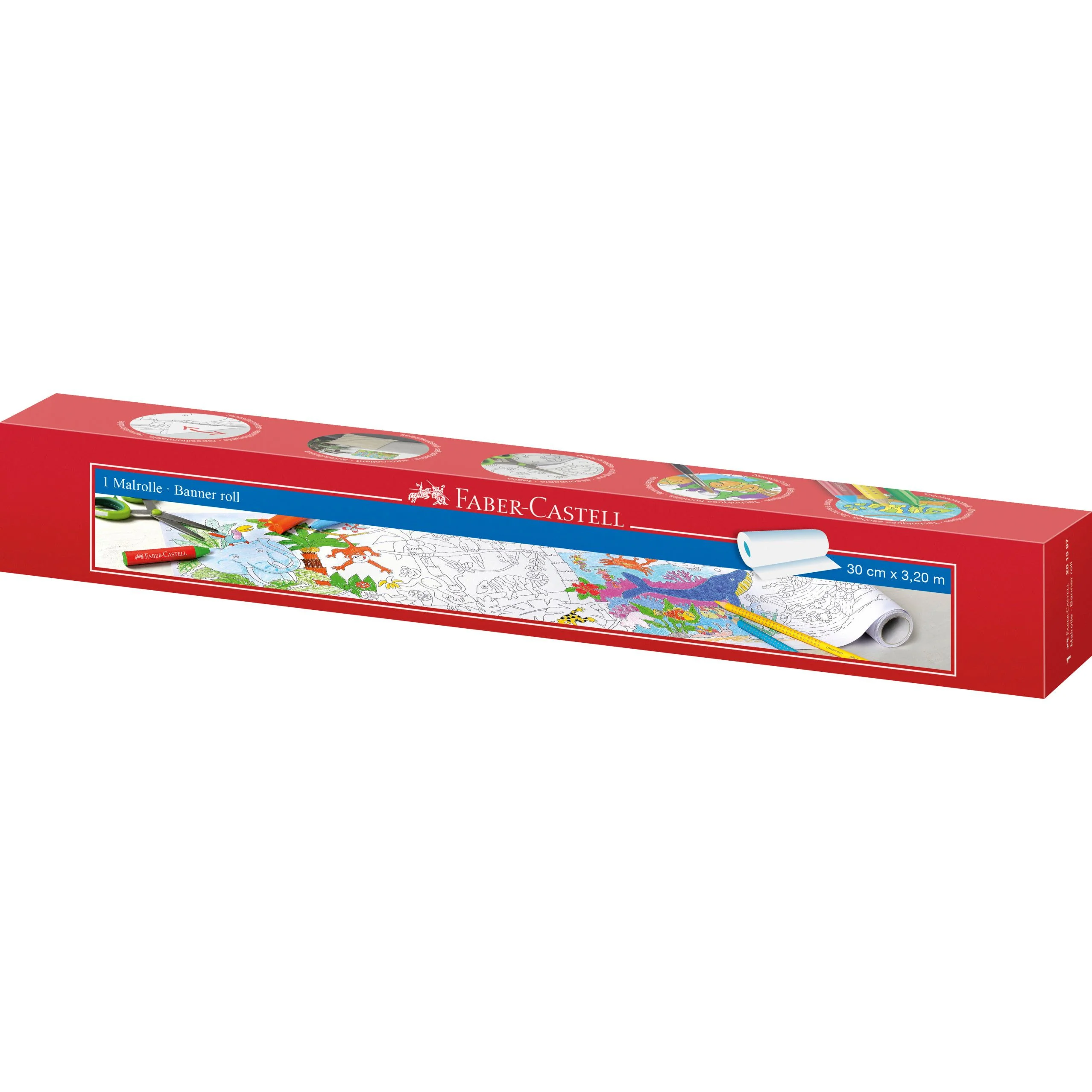 Faber Castell Activity Colouring & Drawing Banner Roll - Image 4