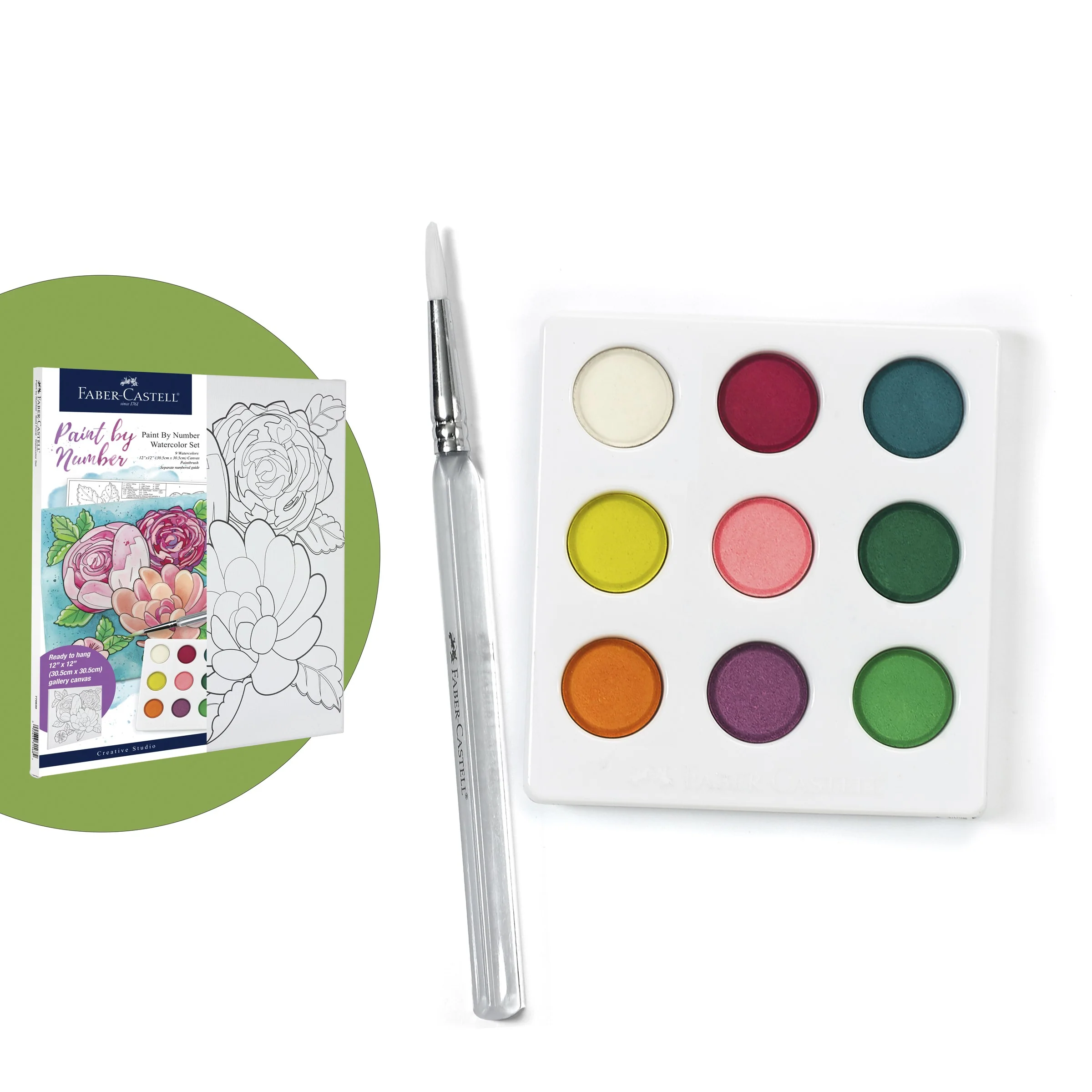 Faber Castell Creative Studio – Paint By Number Floral - Image 3