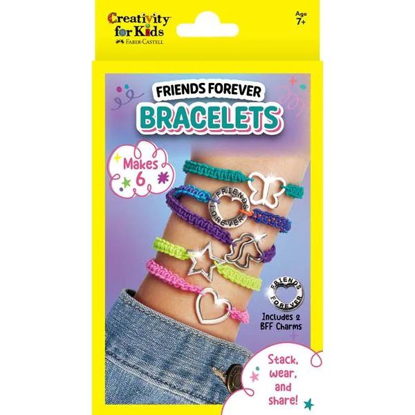 Faber Castell Creativity For Kids Friends Forever Bracelets Mini Kit - Image 3