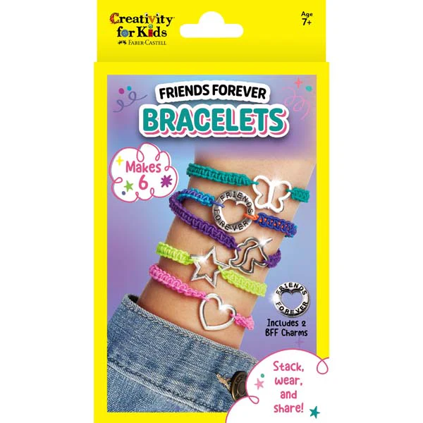 Faber Castell Creativity For Kids Friends Forever Bracelets Mini Kit - Image 4