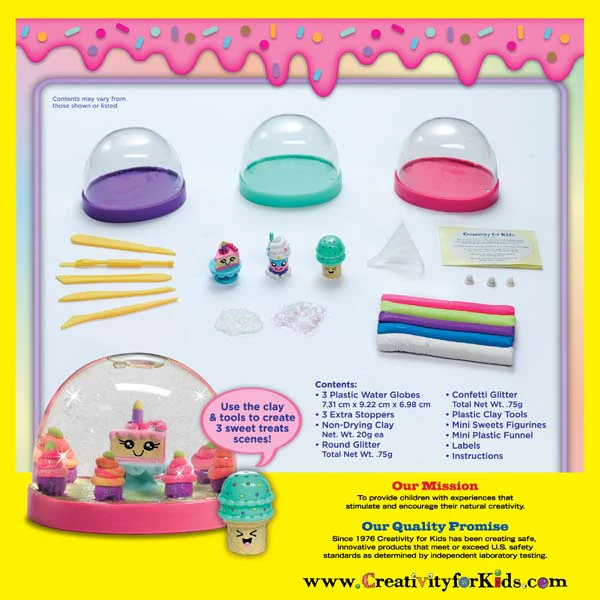 Faber Castell Creativity for Kids Make your Own Water Globes Sweet Treats - Image 7
