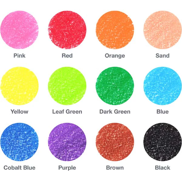 Faber Castell Jumbo Twist Wax Crayons, Assorted Colours - 12 Pack - Image 5