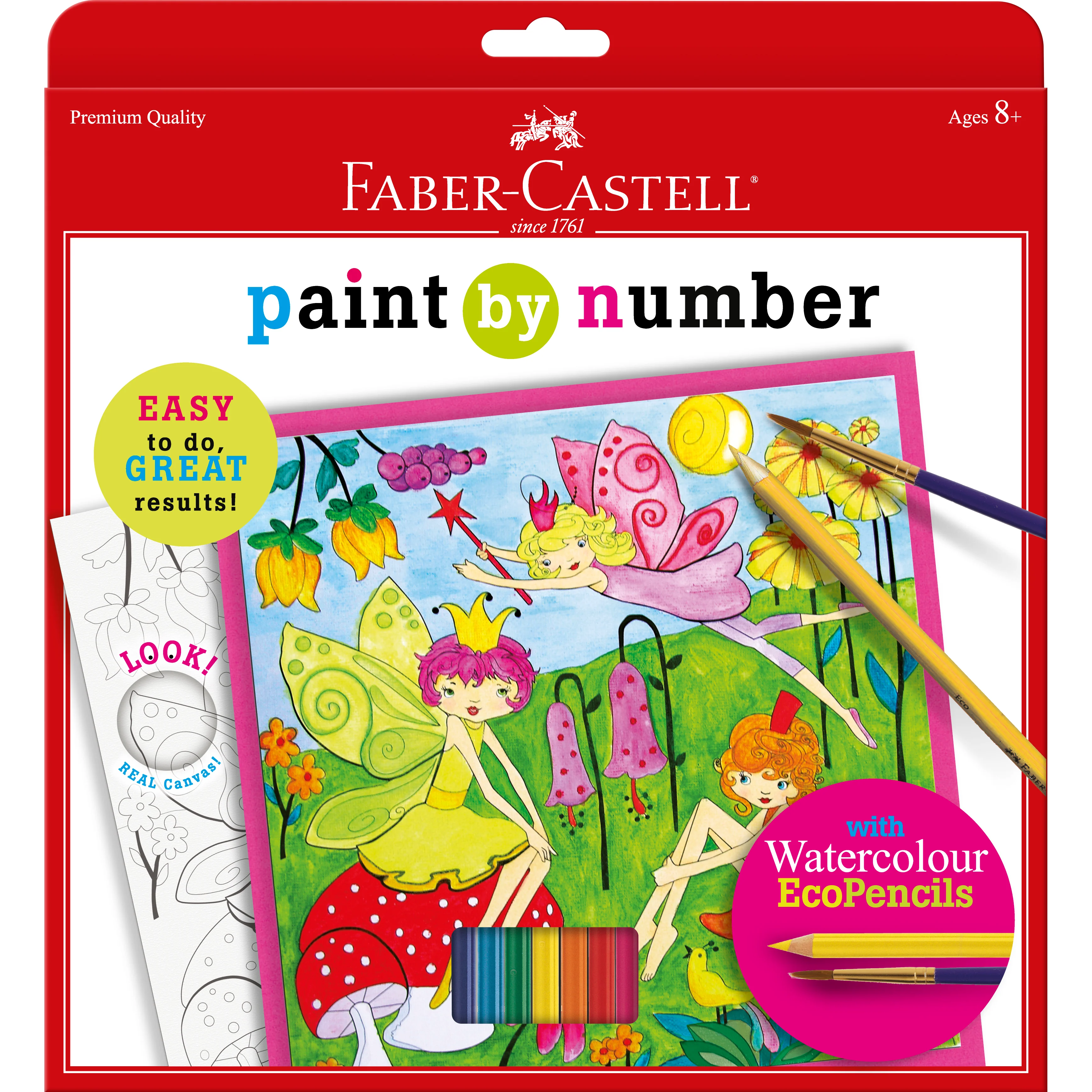 Faber Castell Paint by Numbers, Fairy Garden
