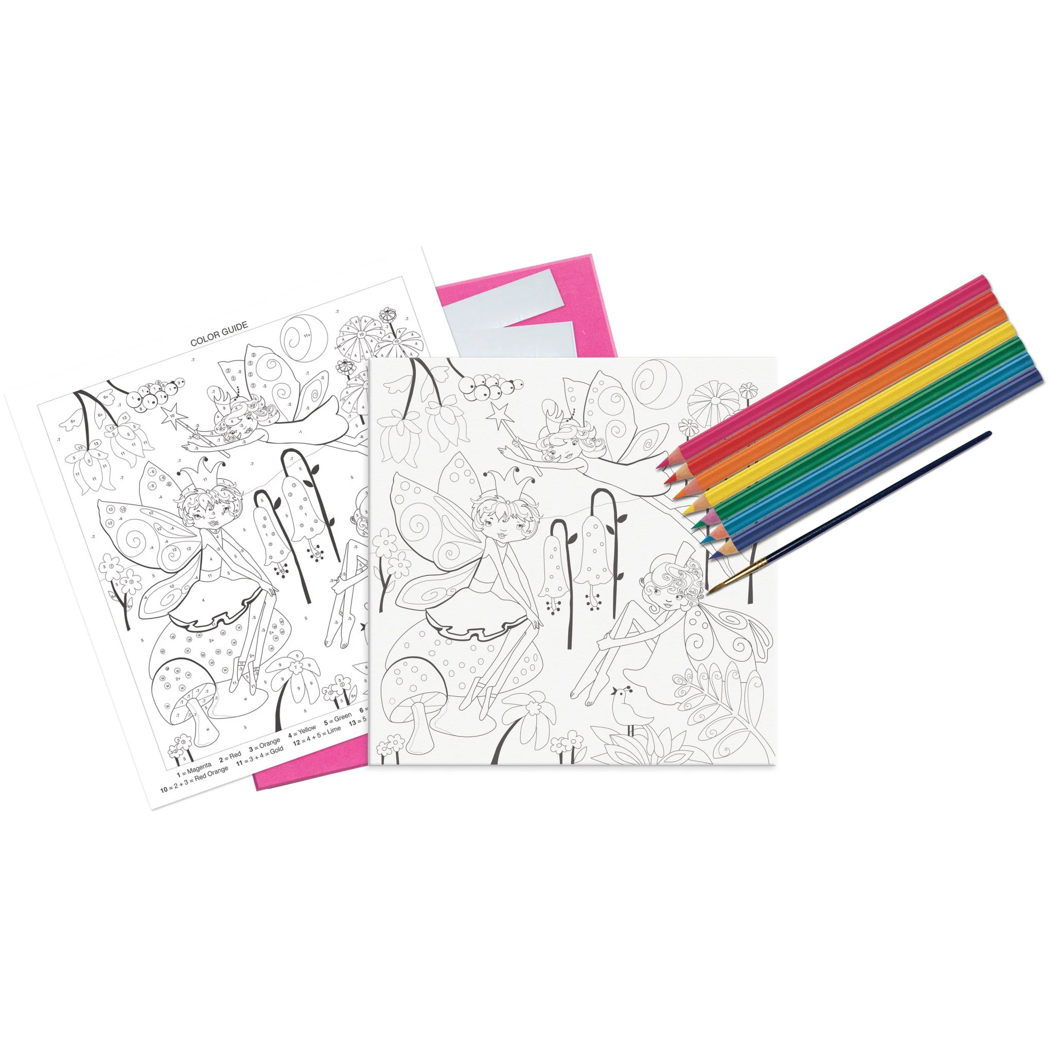Faber Castell Paint by Numbers, Fairy Garden - Image 2