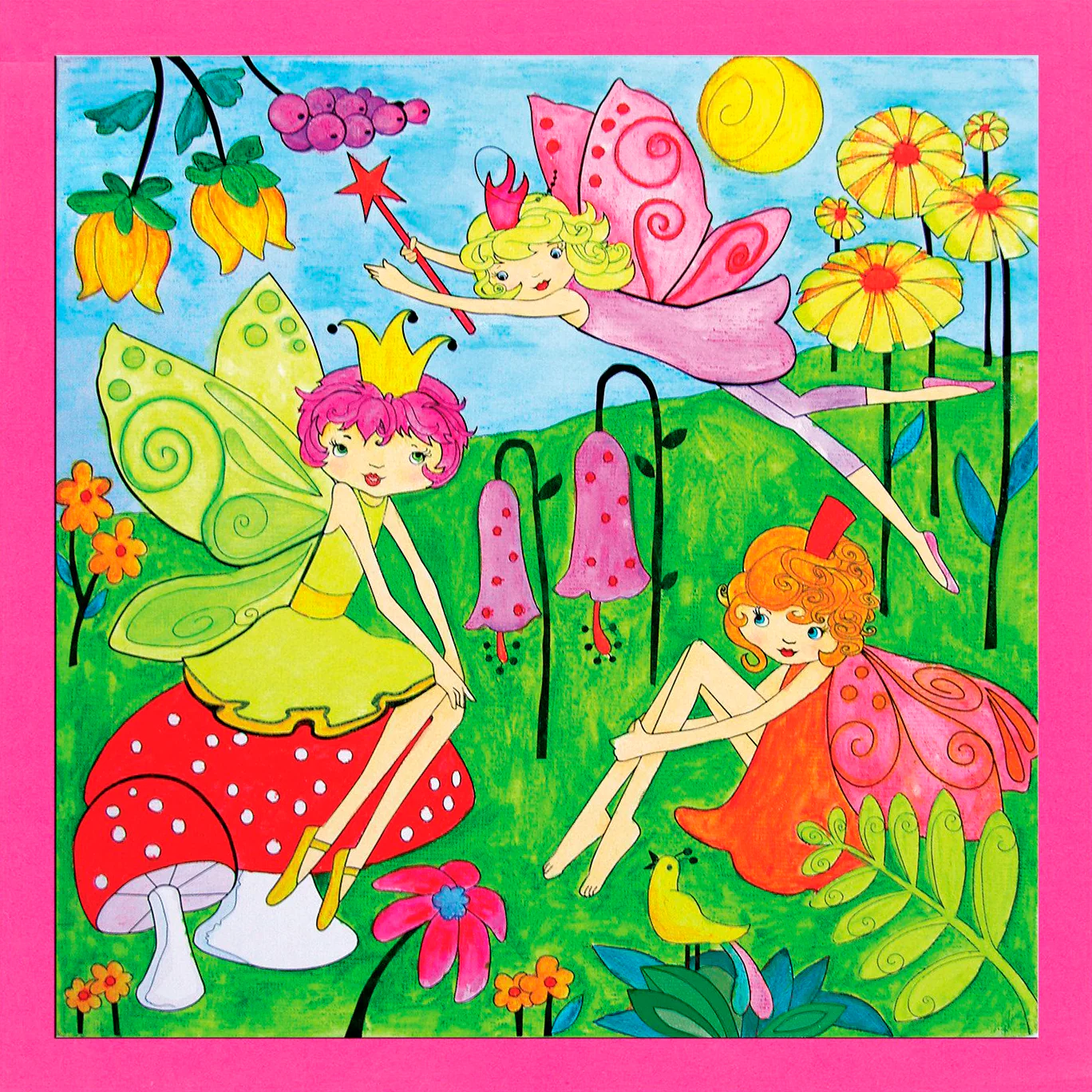 Faber Castell Paint by Numbers, Fairy Garden - Image 3