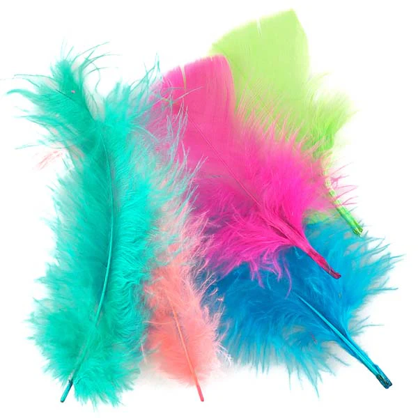 Feathers, Fluorescent, 10g - Image 2