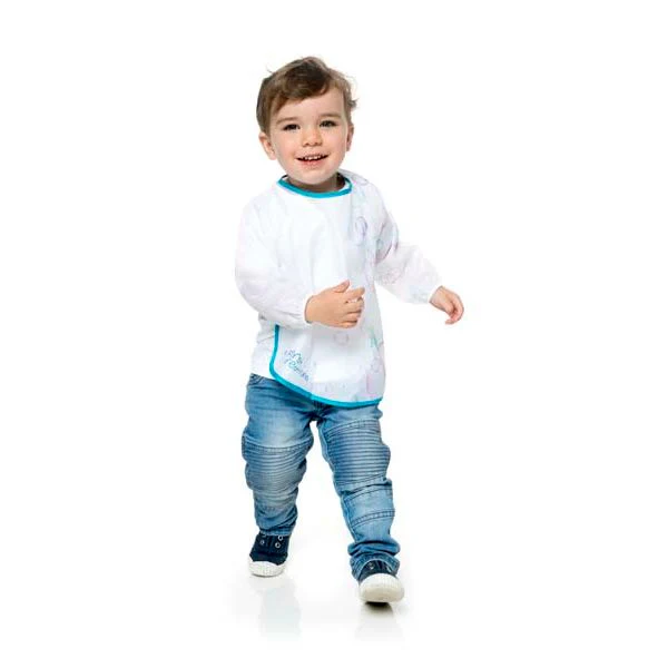 First Creations Toddler Long Sleeve Smock, Ages 1-3 - Image 2