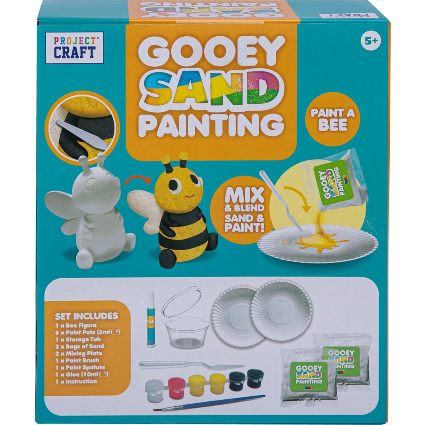 GOOEY SAND PAINTING 2 ASST - BEE & DINO - Image 5
