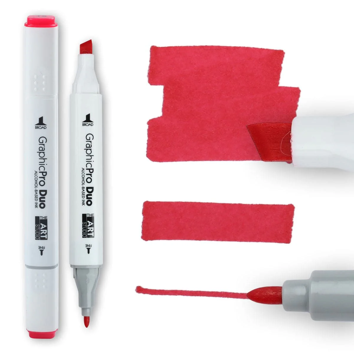 The Art Studio GraphicPro Duo Marker Geranium