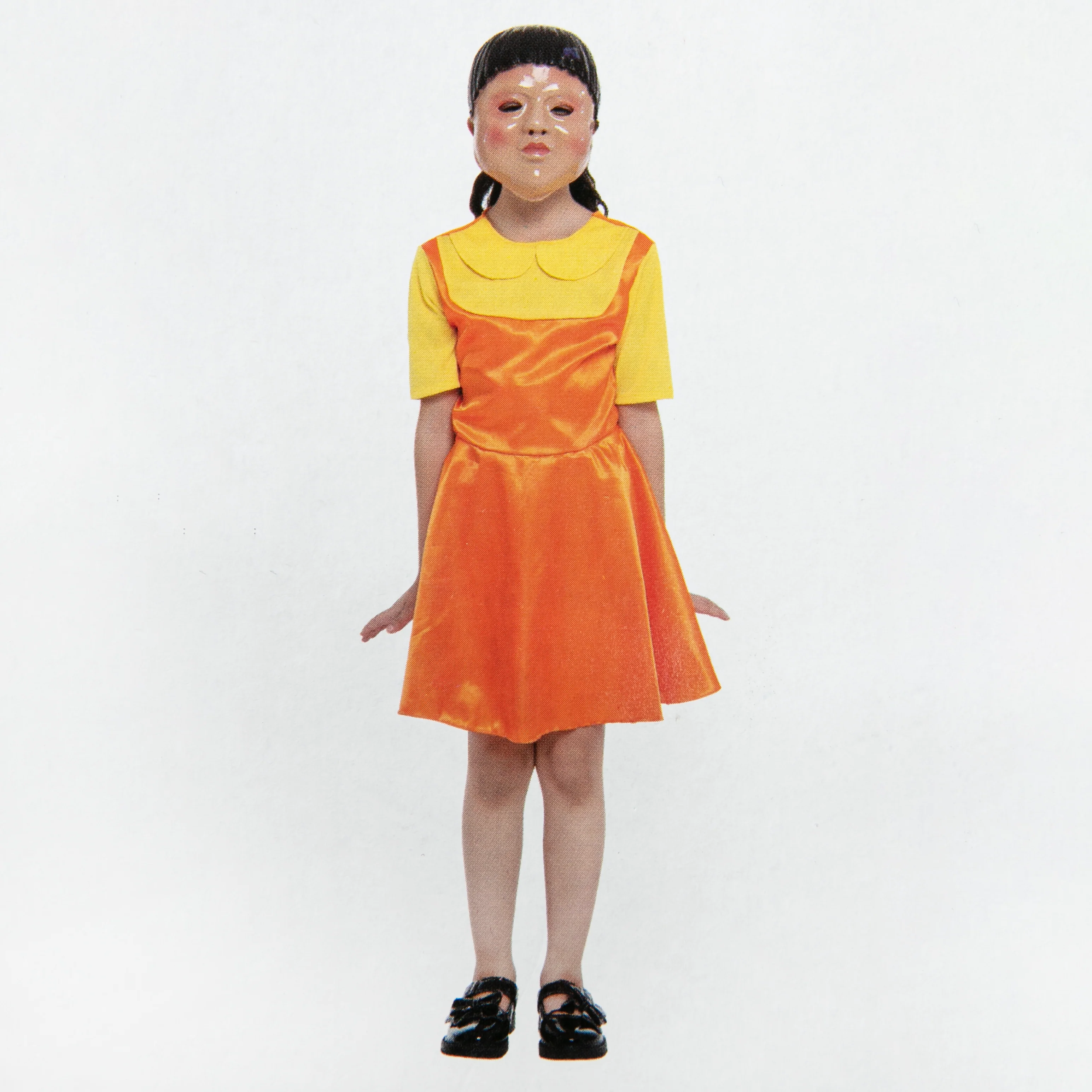 Halloween Robot Doll Girl Kids Costume-Large