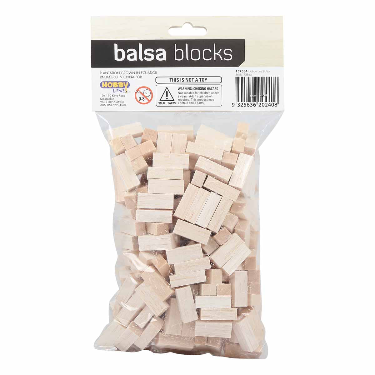 Hobby Line Balsa Bricks 238 Pieces - Image 8
