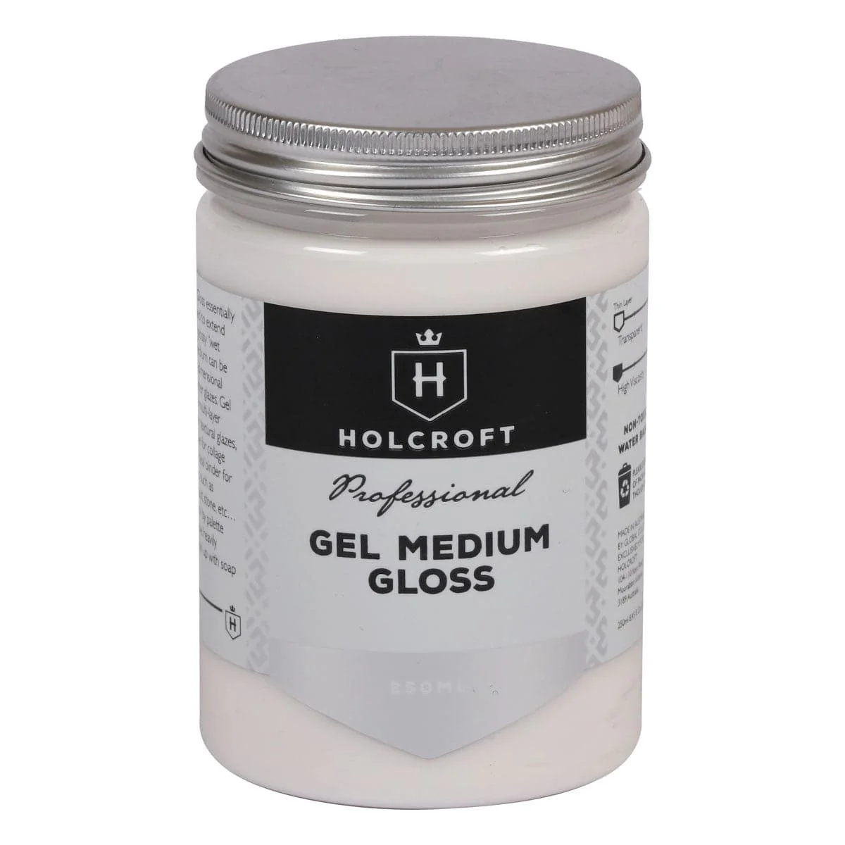 Holcroft Gel Medium Gloss 250ml