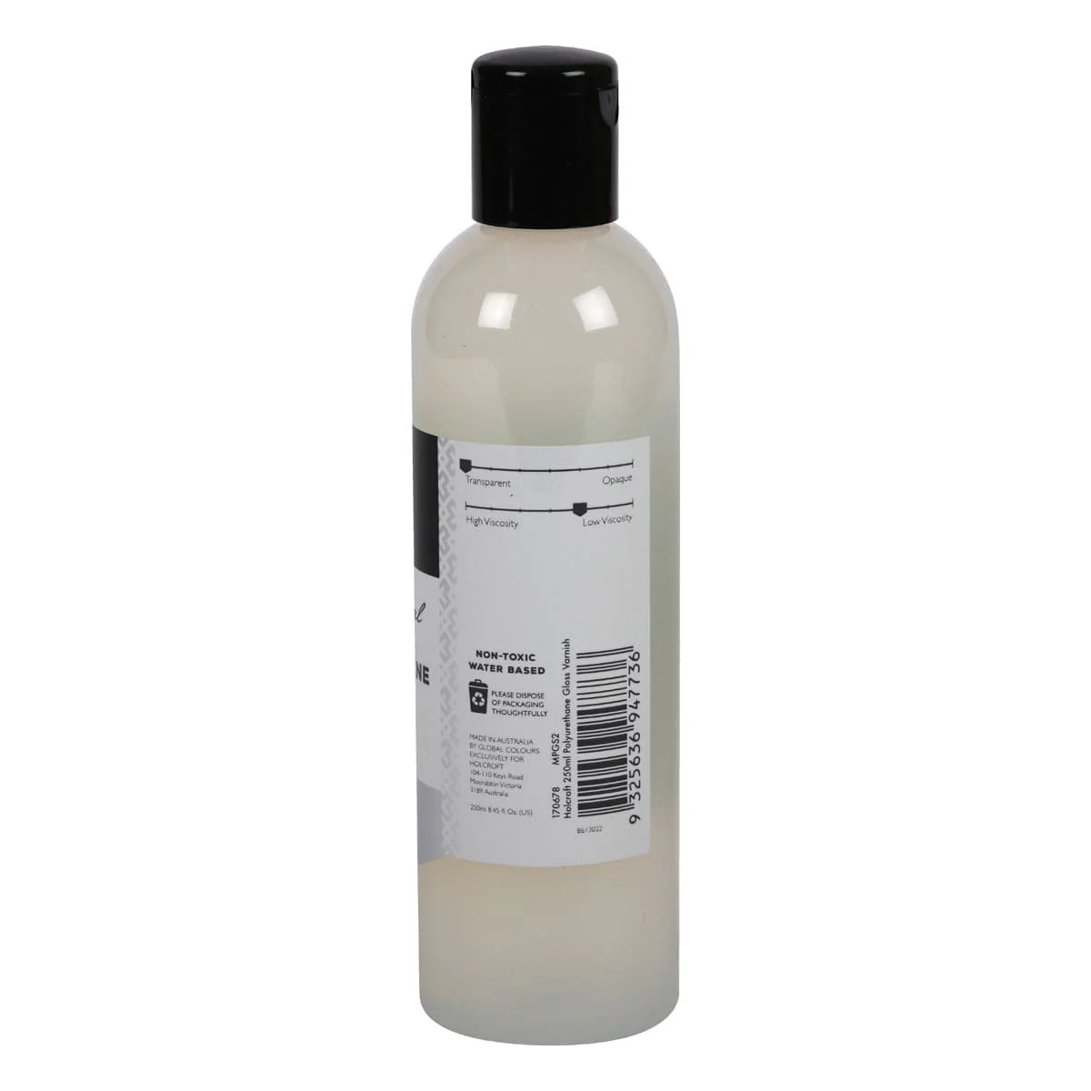 Holcroft Polyurethane Gloss Varnish 250ml - Image 2